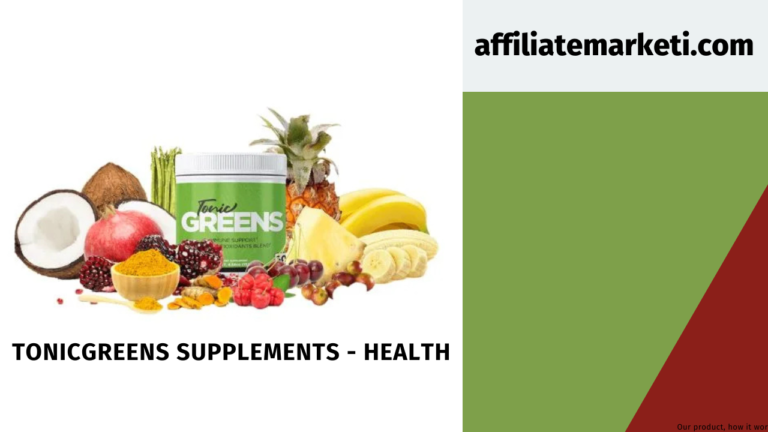 TonicGreens Supplements - Health